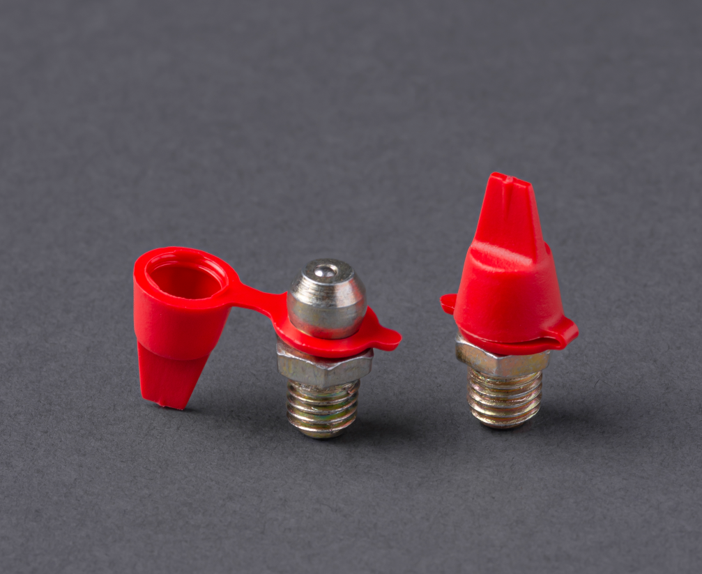 Protective grease fitting caps