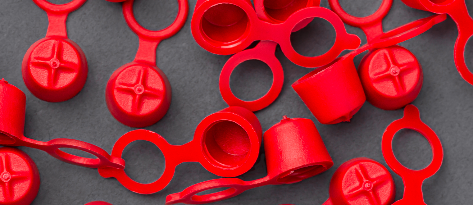 Plastic grease caps for Zerk fittings